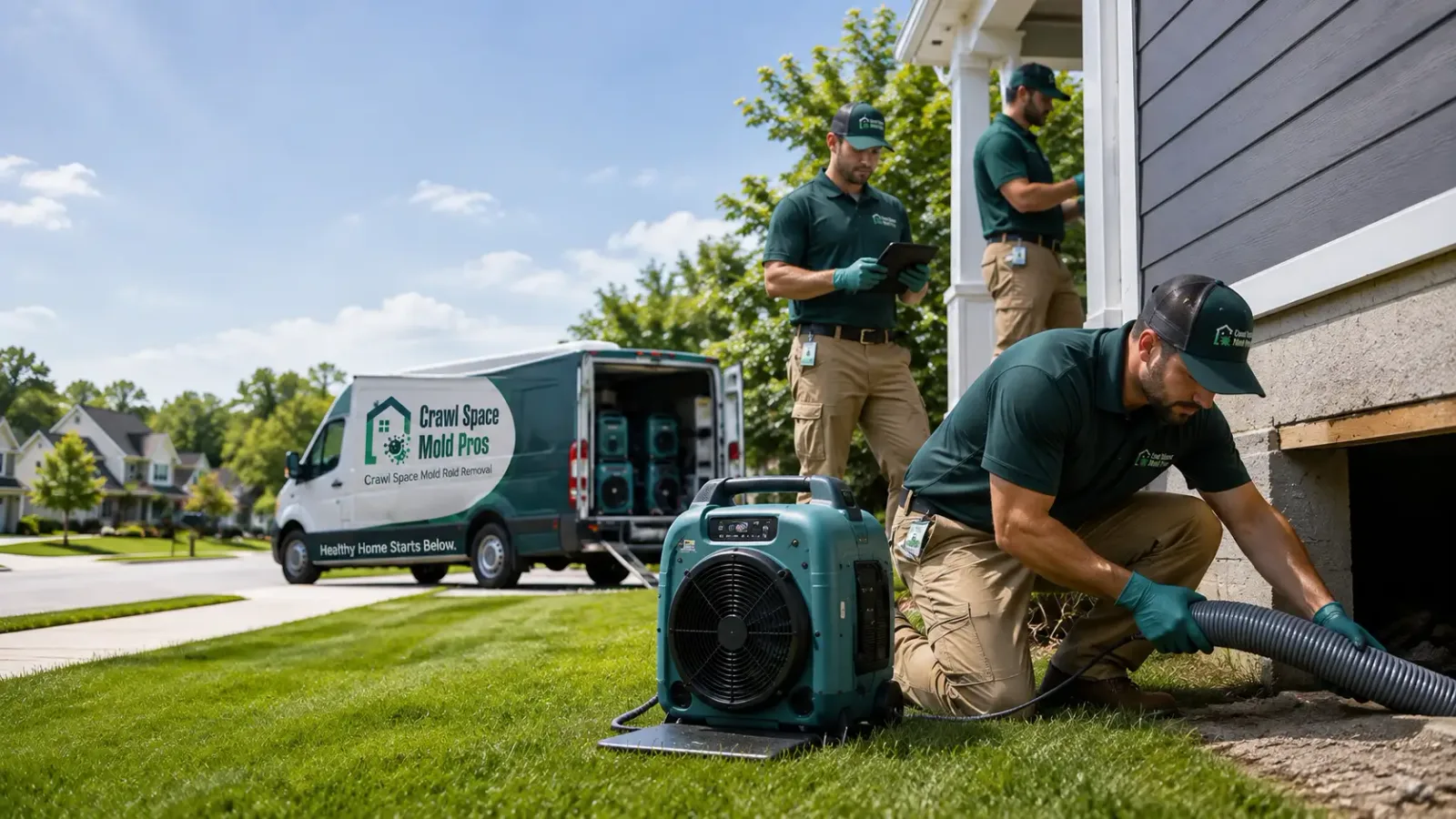 Crawl Space Mold Removal in Flower Mound, TX